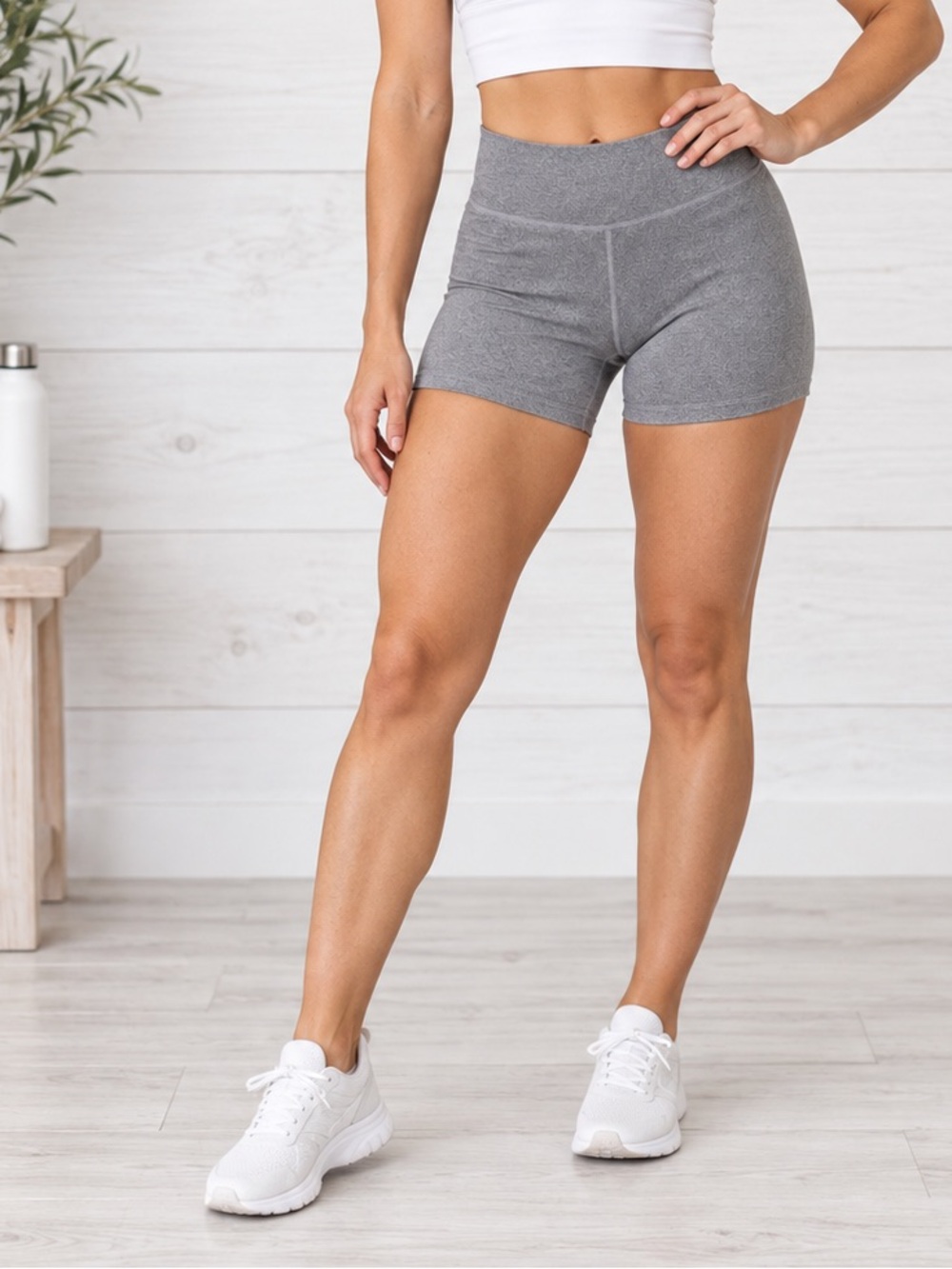 Energy Zone Gray Performance Shorts